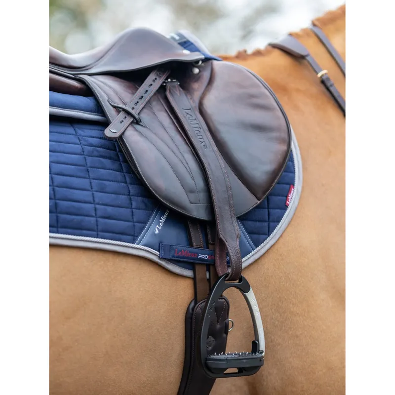 LeMieux Vector Pro Stirrup Leather - Brown-3